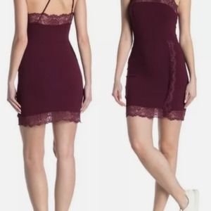 Free People Premonitions Bodycon Dress Vetiver Bloom XS